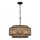 Suspension corde métal D : 50,8 cm H : max. 233,3 cm Boho