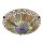 Lampe de plafonnier vitrail Ø 42 cm rond 2x E27 style Tiffany