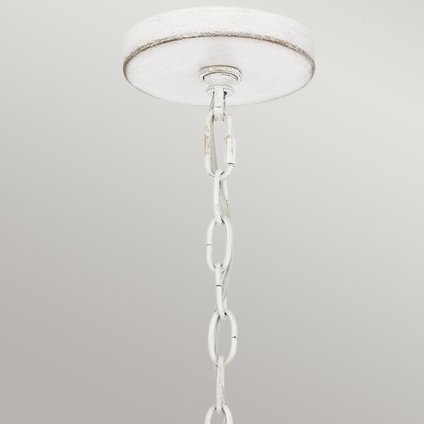 Suspension verre corde métal E27 D : 50,4 cm rond 4x E27