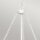 Suspension verre corde métal E27 D : 50,4 cm rond 4x E27