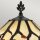 Lampe de table métal verre 62,9 cm style Tiffany 2x E27 artisanale