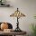Lampe de table métal verre 62,9 cm style Tiffany 2x E27 artisanale