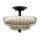 Lampe de plafonnier verre fumé D : 29,7 cm E14 3-flamme