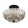 Lampe de plafonnier verre fumé D : 29,7 cm E14 3-flamme