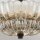 Lampe de plafonnier verre fumé D : 29,7 cm E14 3-flamme