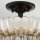 Lampe de plafonnier verre fumé D : 29,7 cm E14 3-flamme
