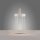 Lampe de table LED rechargeable aluminium dimmable IP44 28,4 cm blanc
