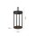 Lampe de table LED à accu aluminium dimmable IP44 2 W noir