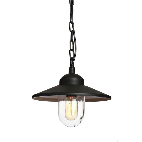 Suspension noir acier inoxydable extérieur KARISE