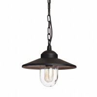 Suspension noir acier inoxydable extérieur KARISE