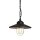 Suspension noir acier inoxydable ext&eacute;rieur KARISE