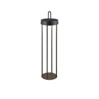 Lampe de table LED rechargeable m&eacute;tal dimmable...