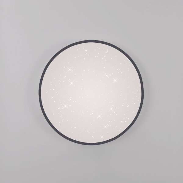 Plafonnier LED Ciel de nuit noir 3000 K intensité lumineuse variable