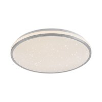 Lampe de plafonnier LED Ciel de nuit Argent Ø38 cm...