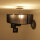 DECKENLAMPE VIVIANIE MIT STOFFSCHIRM