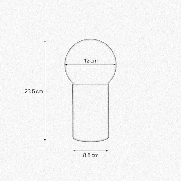 Wandlampe Schwarz Weiß H: 23,5 cm Messing Aluminium Glas