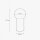 Wandlampe Schwarz Weiß H: 23,5 cm Messing Aluminium Glas