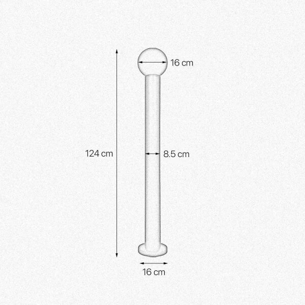 Stehlampe E14 124 cm Schwarz Weiß Messing Glas Aluminium