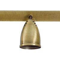Wandleuchte Messing B: 40 cm schwenkbar in Bronze 3x E27