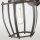 Wandlaterne Vintage E27 Metall Glas 30,5 cm hoch IP23 Braun