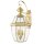 Wandlaterne Garten H: 52 cm IP23 in Gold E14 Alu Glas