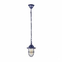 Pendelleuchte außen Messing Glas E27 IP54 rund D:...