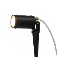 Außenlampe Messing massiv GU10 IP64 27 cm hoch...
