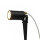 Außenlampe Messing massiv GU10 IP64 27 cm hoch Erdspieß
