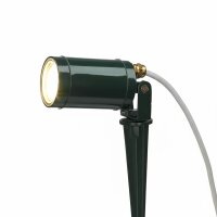 Stehlampe außen Echt-Messing GU10 IP64 27 cm hoch...