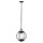 Lampe &agrave; suspendre POND noir rond verre vintage ext&eacute;rieur