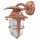 Au&szlig;enwandlampe Echt-Messing Glas H: 24 cm IP64 E27