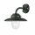 Außenwandlampe Echt-Messing Glas 30 cm breit IP64 Grün
