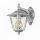 Außenlampe Wand Messing massiv E27 IP43 H: 23 cm Grau