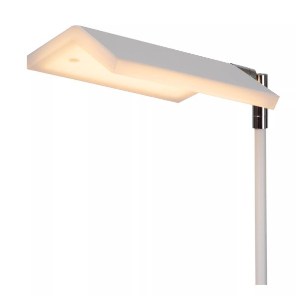 LED Stehlampe Weiß flexibel 2700-4000 K 134 cm dimmbar