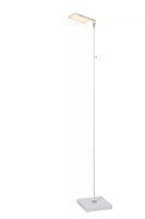 LED Stehlampe Weiß flexibel 2700-4000 K 134 cm dimmbar