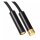 Wandlampe Metall Schwarz Gold Schalter USB verstellbar