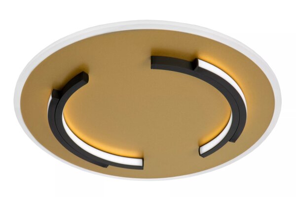 LED Deckenleuchte Gold Schwarz Modern Ø39,6 cm 2700 K