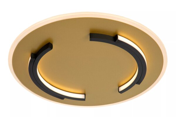LED Deckenleuchte Gold Schwarz Modern Ø39,6 cm 2700 K