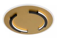 LED Deckenleuchte Gold Schwarz Modern Ø39,6 cm 2700 K