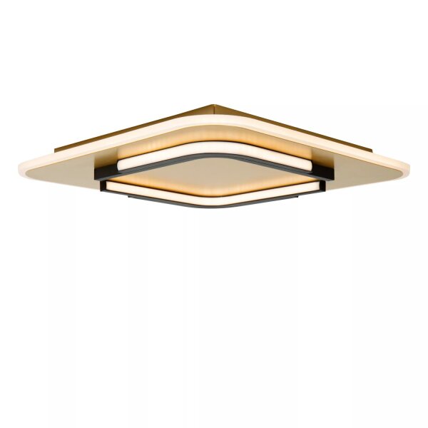 LED Deckenleuchte Gold Schwarz Modern L:40,5 cm 2700 K