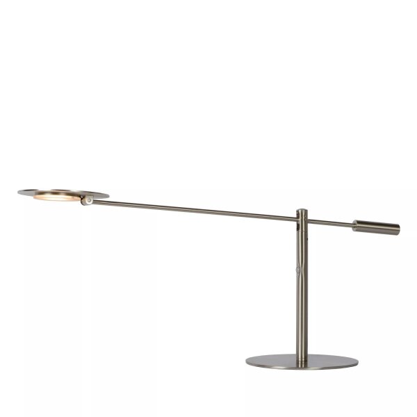 LED Schreibtischlampe Metall in Chrom 50 cm beweglich