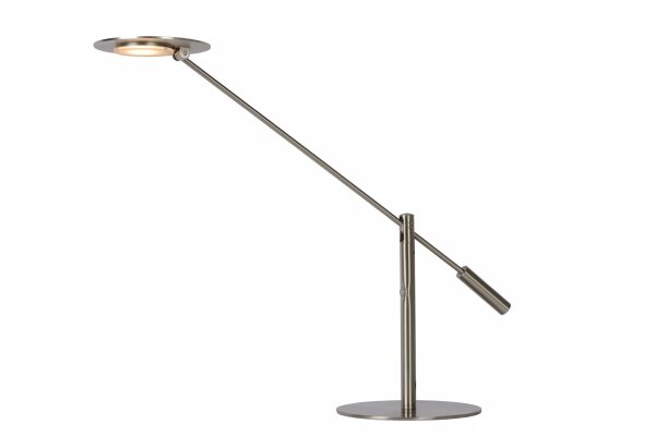 LED Schreibtischlampe Metall in Chrom 50 cm beweglich