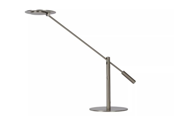 LED Schreibtischlampe Metall in Chrom 50 cm beweglich
