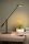 LED Schreibtischlampe Metall Schwarz 50 cm beweglich