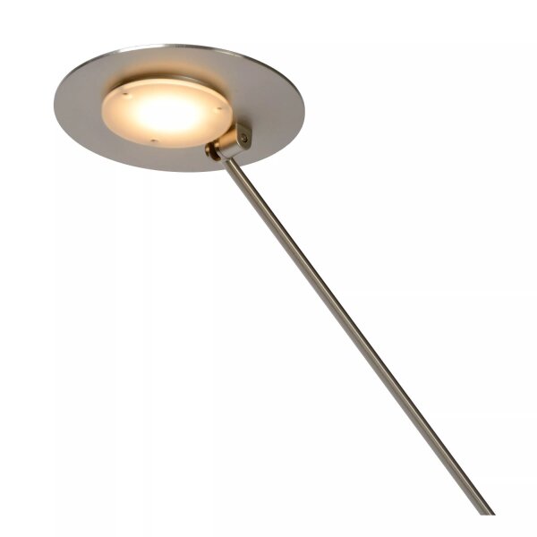LED Stehlampe Metall 140 cm 3000 K flexibel in Chrom