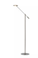 LED Stehlampe Metall 140 cm 3000 K flexibel in Chrom