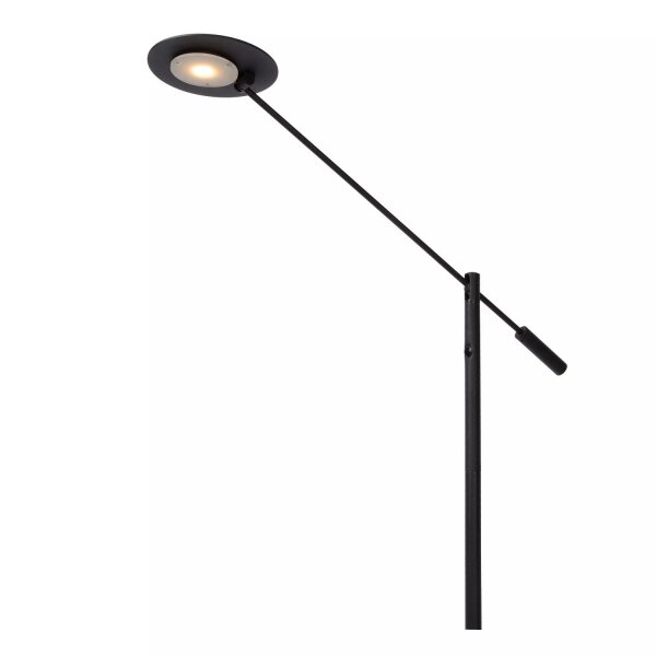 LED Stehlampe Metall 140 cm 3000 K 9 W flexibel Schwarz
