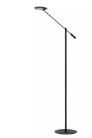 LED Stehlampe Metall 140 cm 3000 K 9 W flexibel Schwarz
