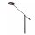 LED Stehlampe Metall 140 cm 3000 K 9 W flexibel Schwarz