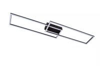 LED Deckenlampe Aluminium Schwarz 2700-4000 K flach
